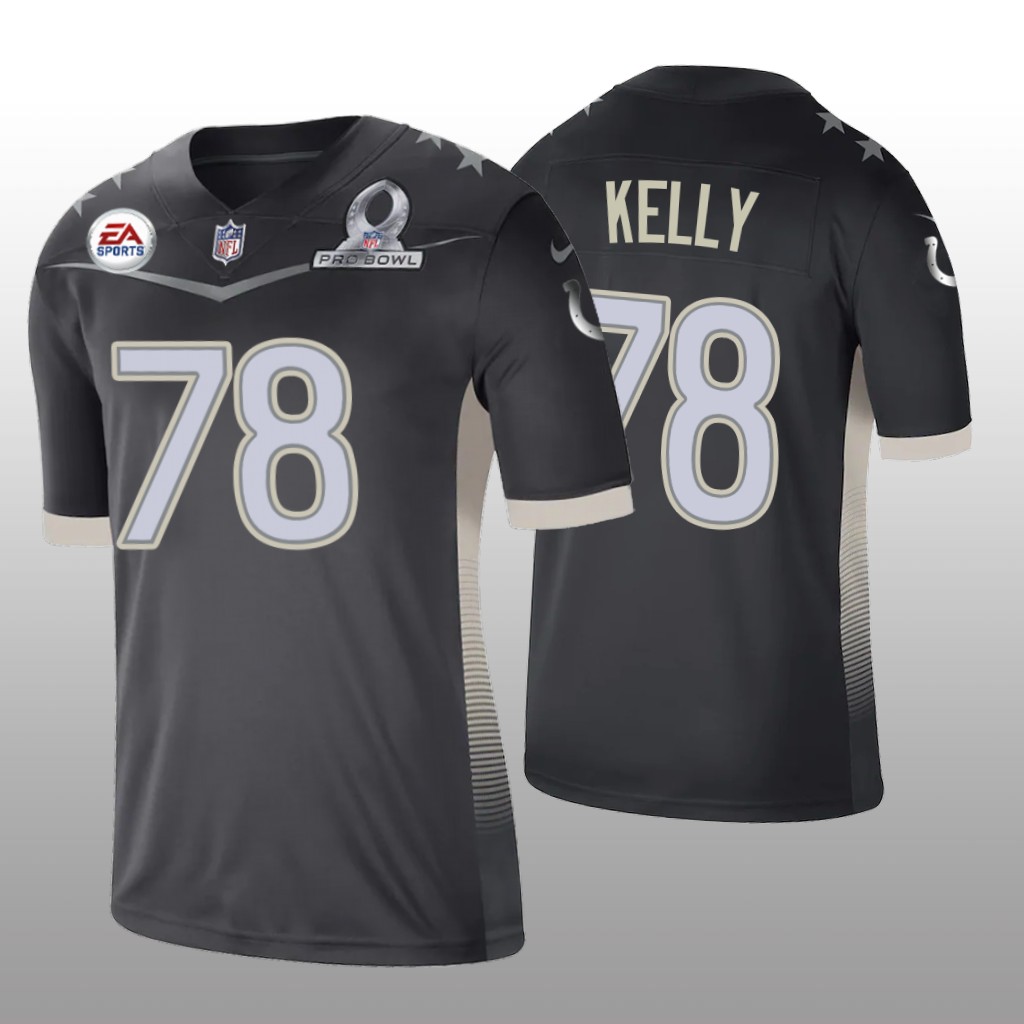 Indianapolis Colts Ryan Kelly Anthracite Jersey 2021 AFC Pro Bowl Game - Men's