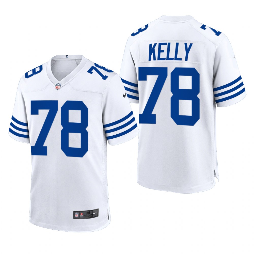 Indianapolis Colts Ryan Kelly White Game 2021 Throwback - Men's