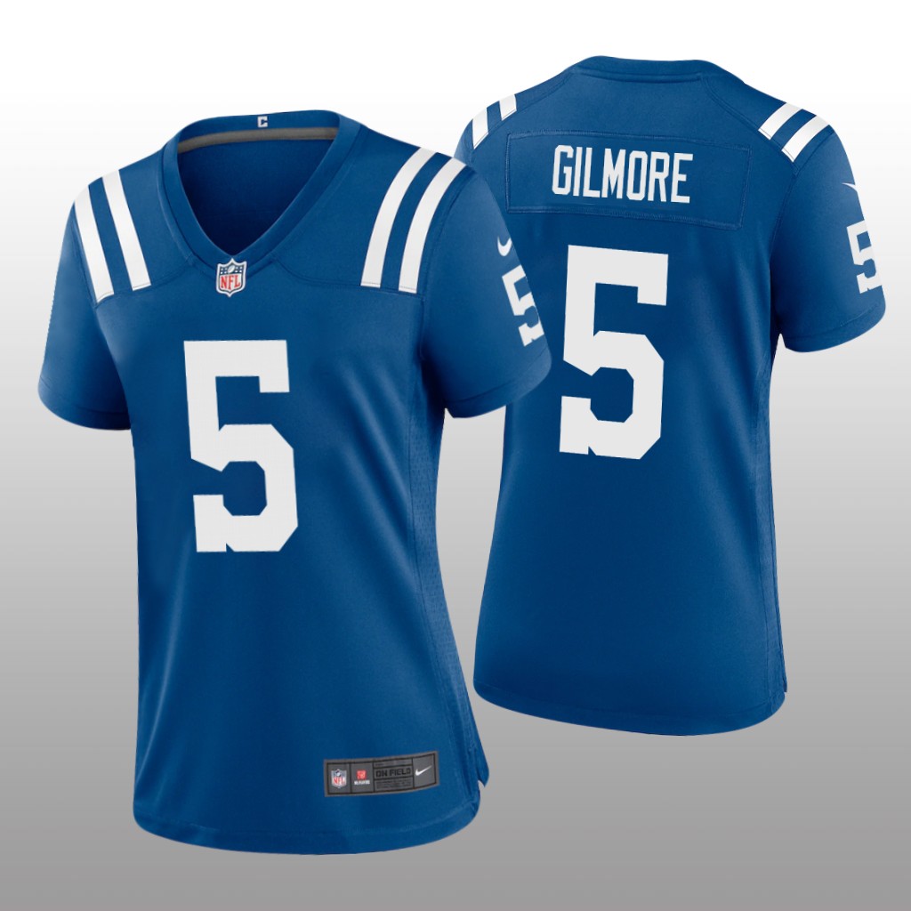 Indianapolis Colts Stephon Gilmore Royal Jersey Game - Women's