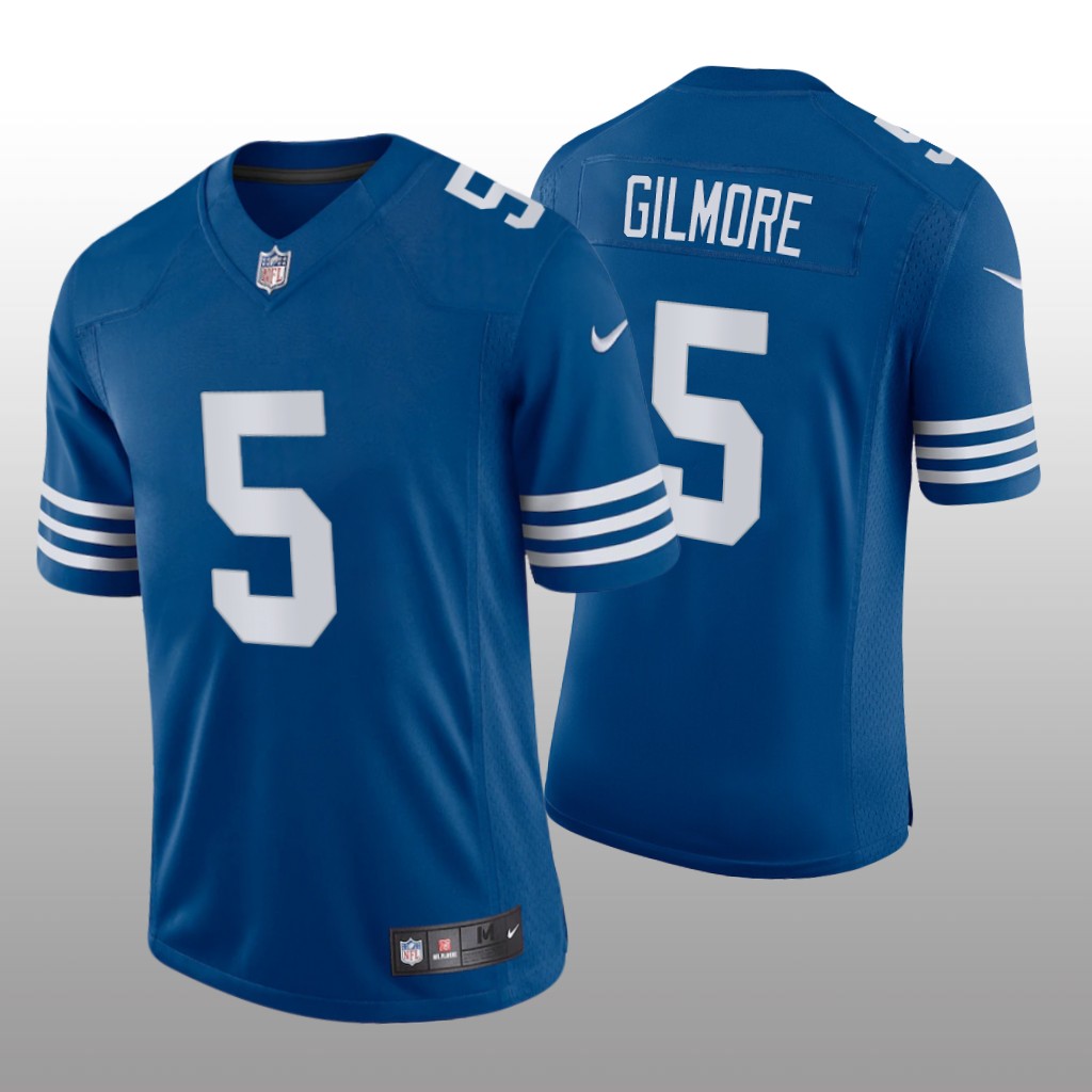 Indianapolis Colts Stephon Gilmore Royal Jersey Vapor Limited - Men's