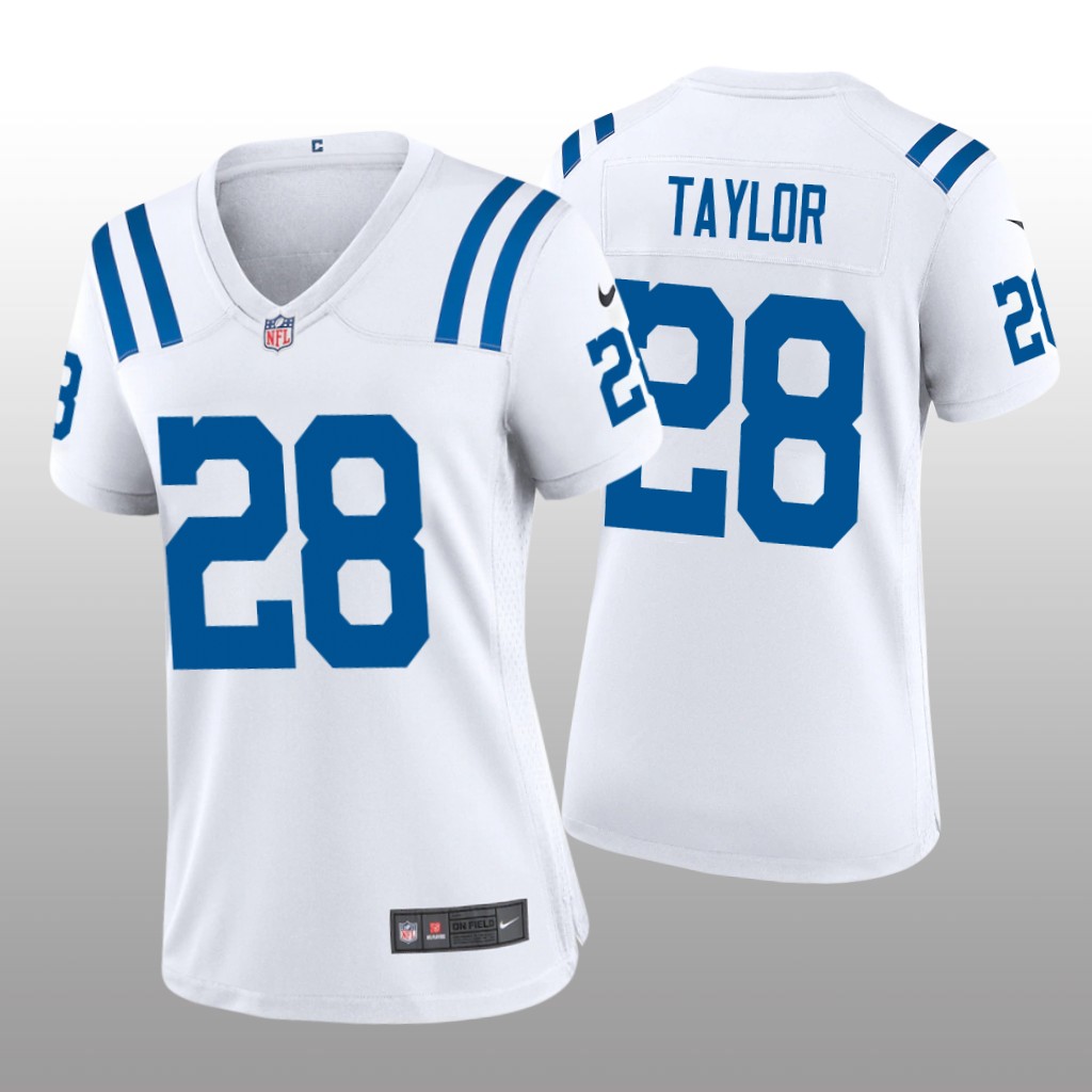 Indianapolis Colts White 2020 NFL Draft Jonathan Taylor Game Jersey