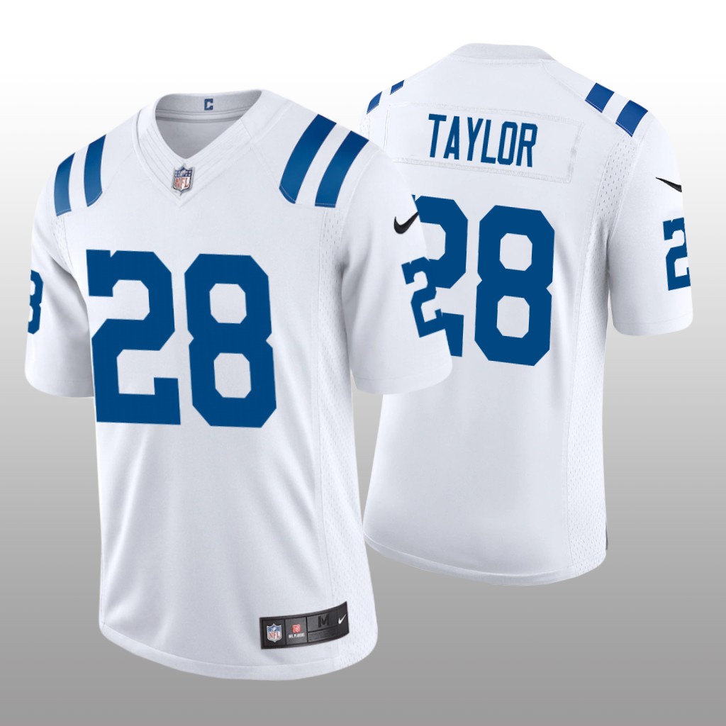 Indianapolis Colts White 2020 NFL Draft Vapor Limited Jonathan Taylor Jersey