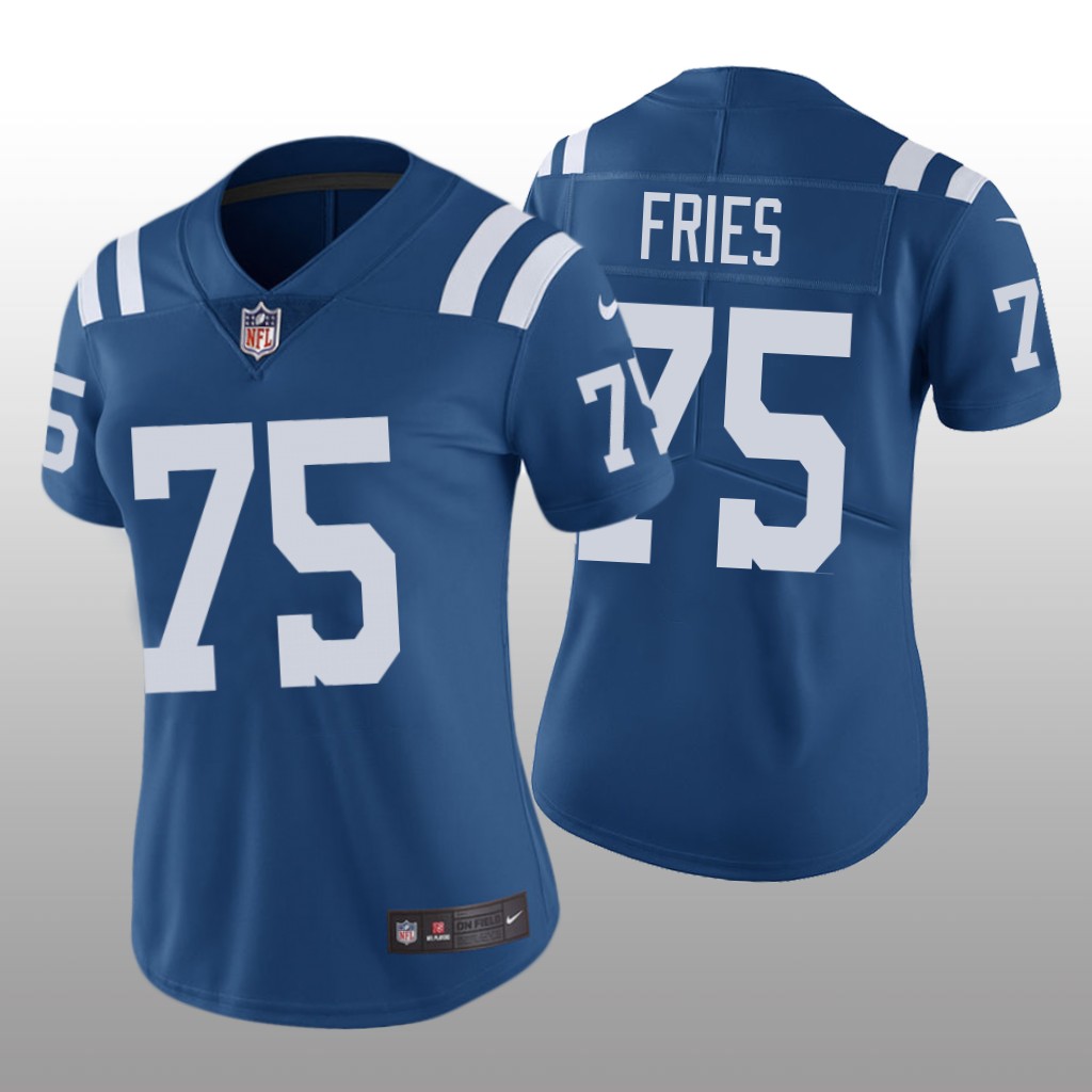Indianapolis Colts Will Fries Royal Jersey Color Rush Limited - Women's