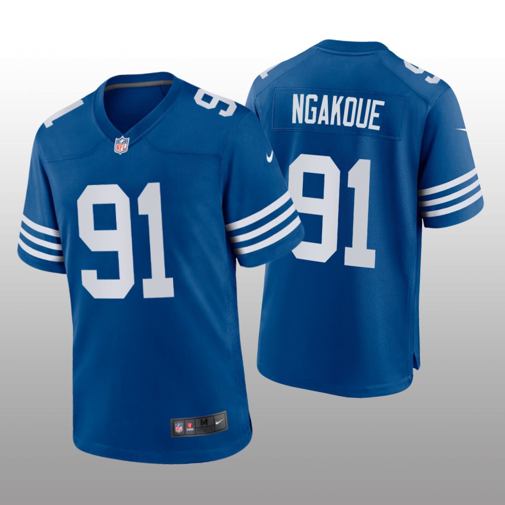 Indianapolis Colts Yannick Ngakoue Royal Jersey Alternate Game - Men's