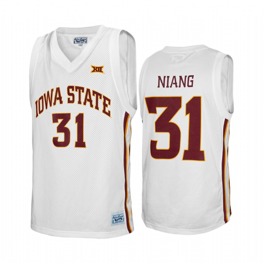 Iowa State Cyclones Georges Niang White Alumni College Baketball Jersey