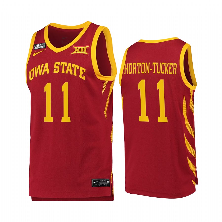 Iowa State Cyclones Talen Horton-Tucker Jersey College  Cardinal Alumni Uniform