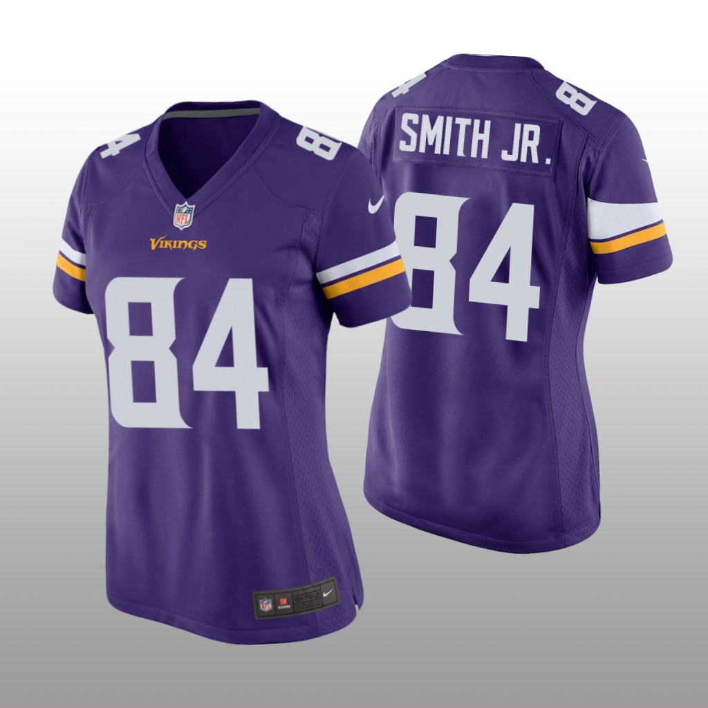 Irv Smith Jr. Minnesota Vikings Purple NFL Draft Game Jersey