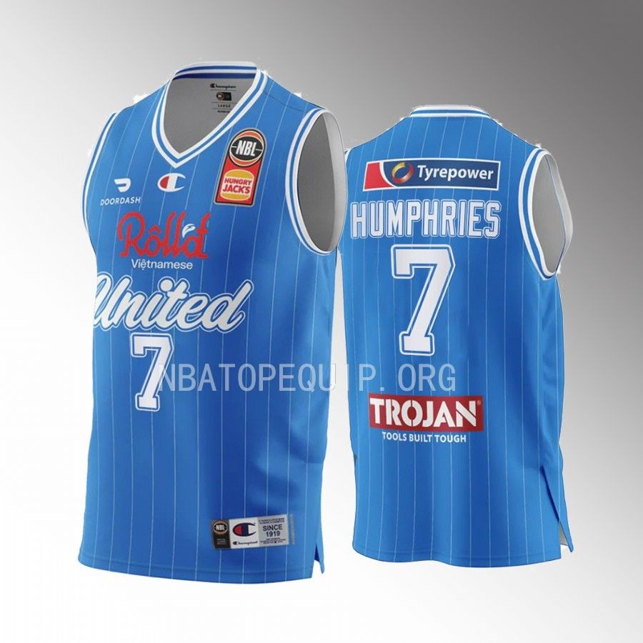 Isaac Humphries #7 NBL 2022-23 Heritage Blue Jersey