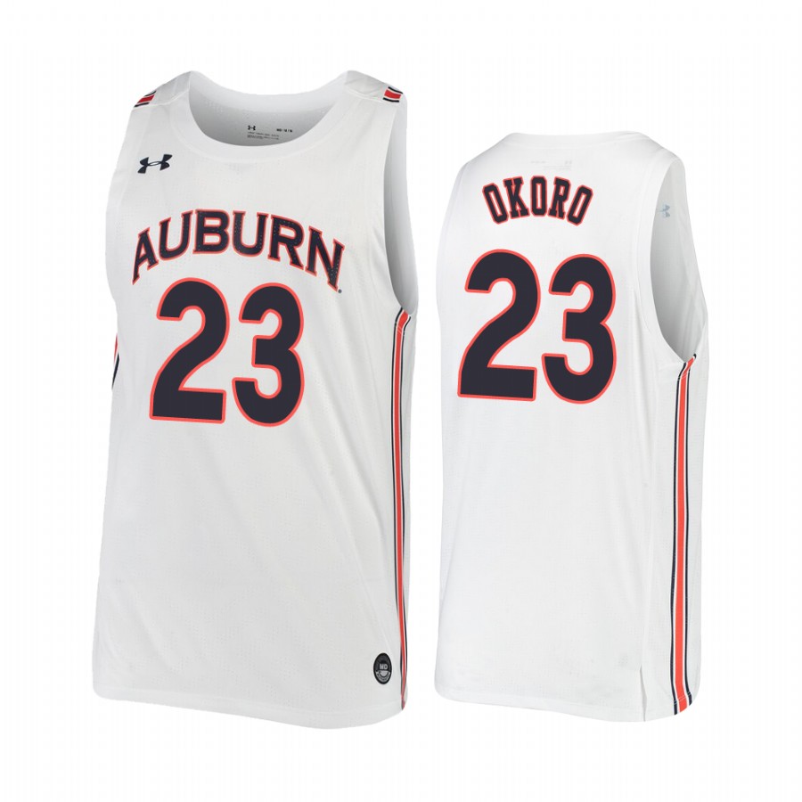 Isaac Okoro Auburn Tigers #23  College  Jersey - White