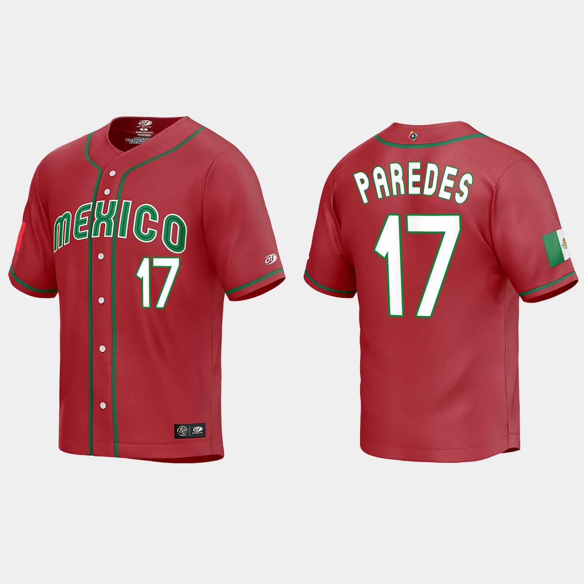 Isaac Paredes Mexico  2023 World  Classic Jersey - Red