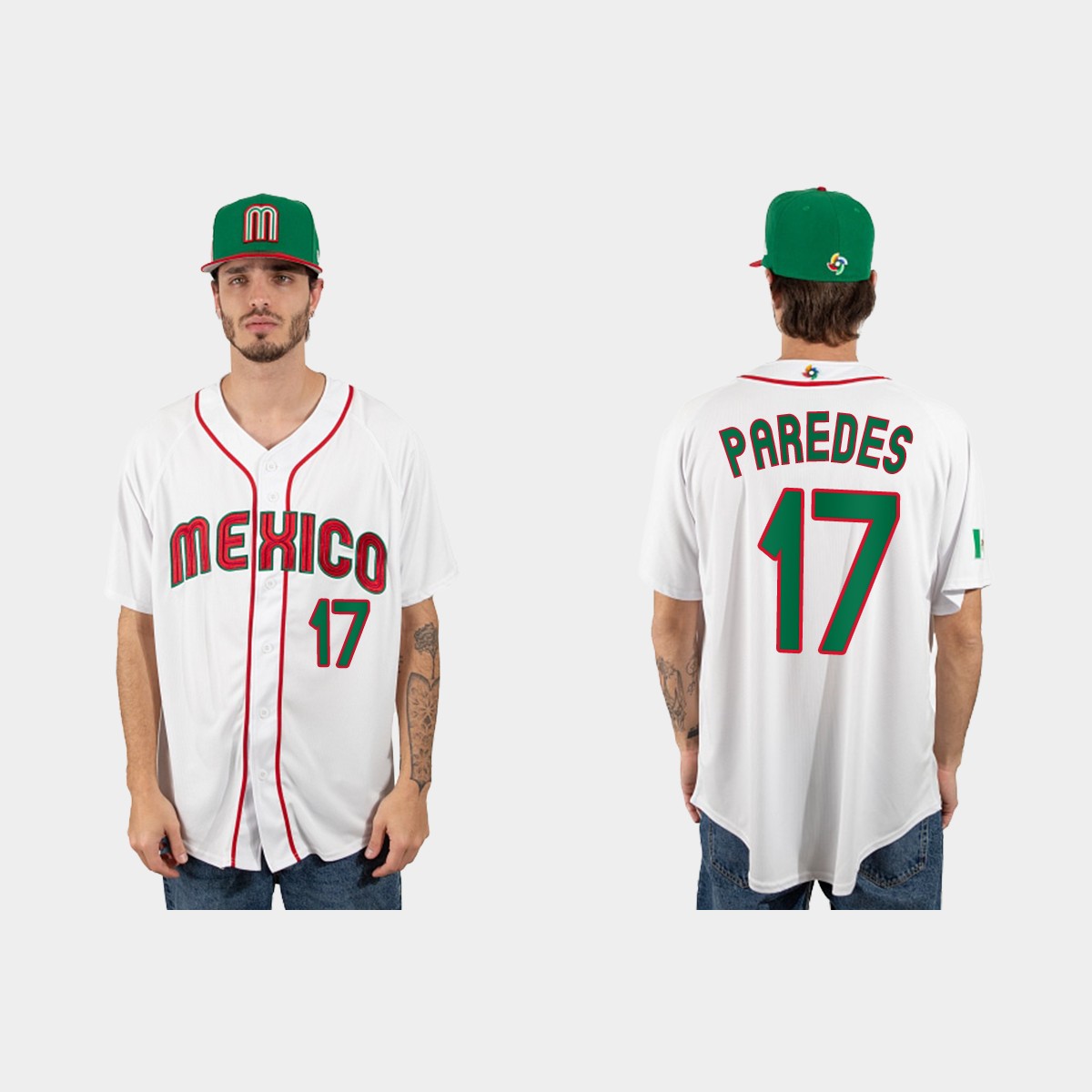 Isaac Paredes Mexico  2023 World  Classic Jersey - White