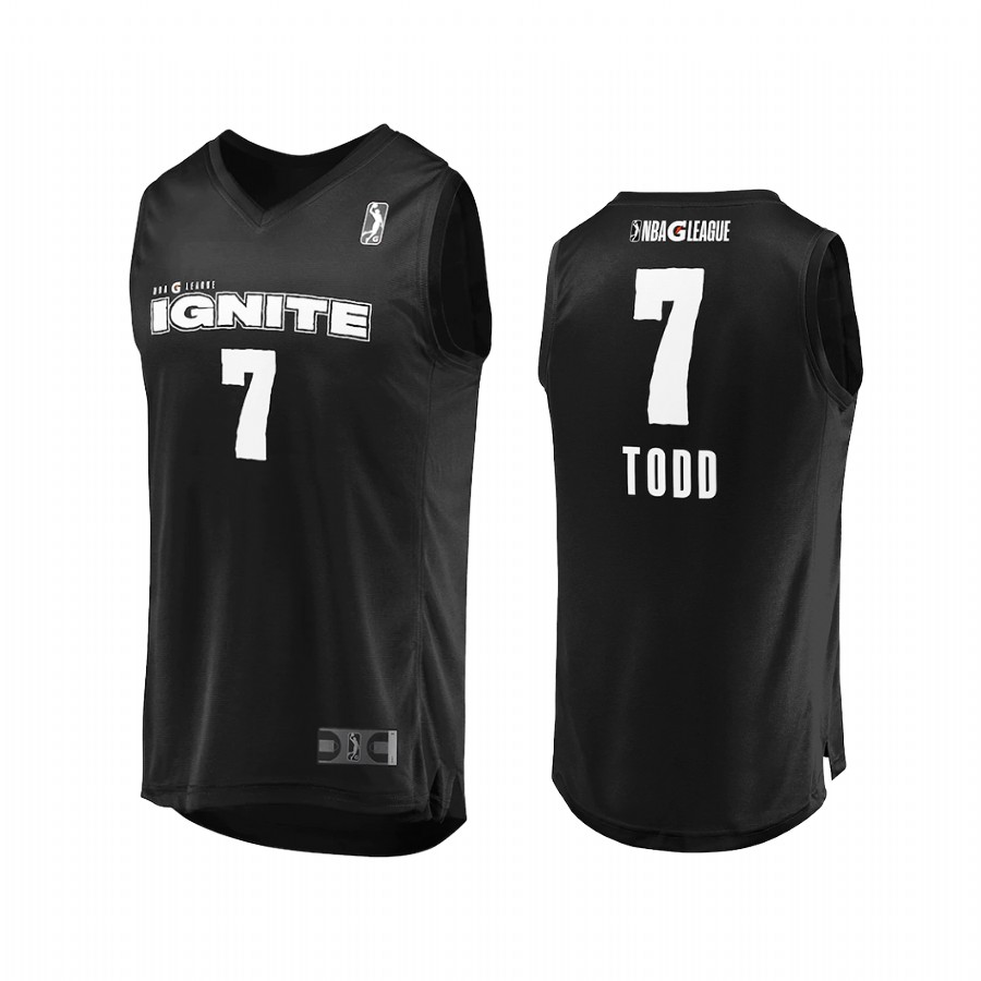 Isaiah Todd G League Ignite #7  2020-21 Black Jersey