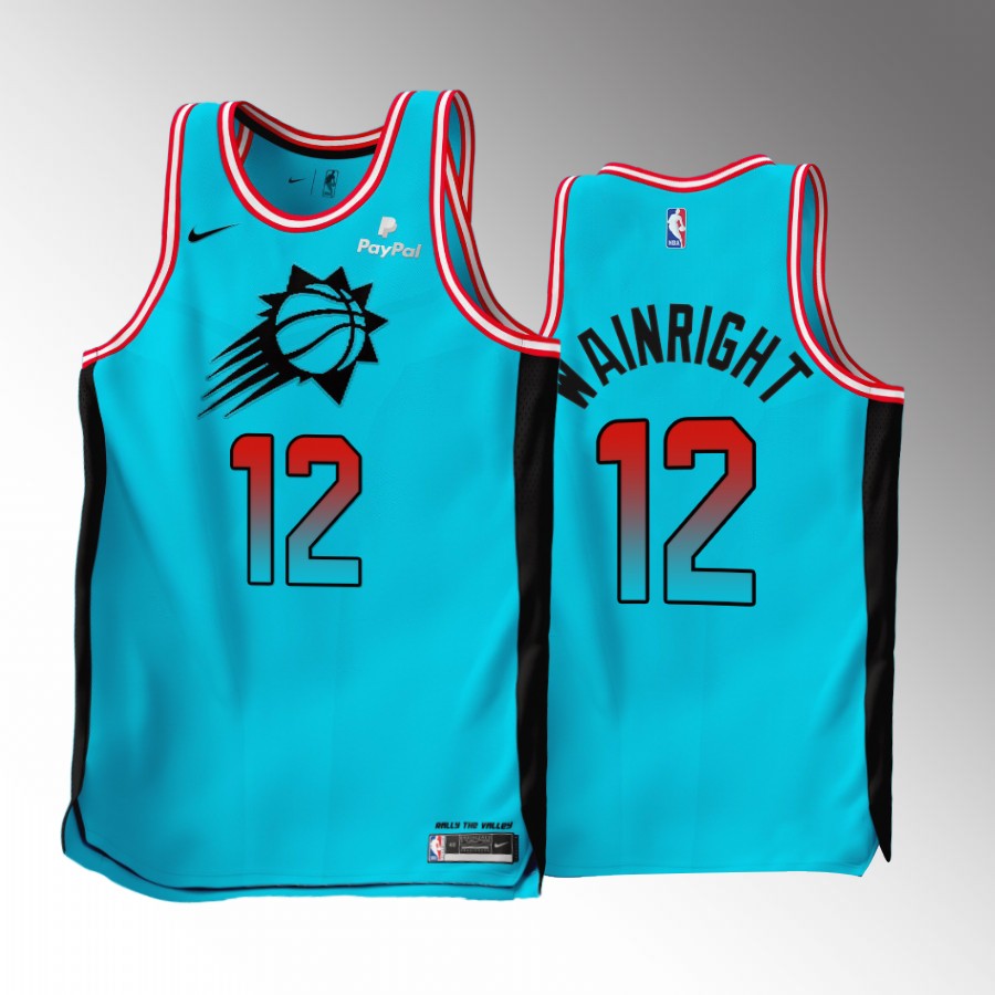 Ishmail Wainright 2022-23 Phoenix Suns Blue #12 City Edition Jersey