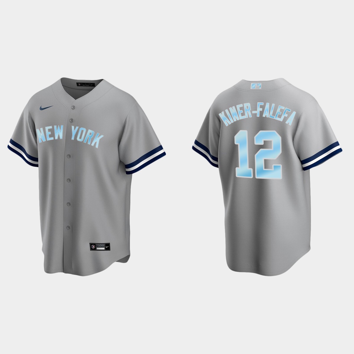 Isiah Kiner-Falefa New York Yankees 2022 Father's Day Gift Jersey - Gray