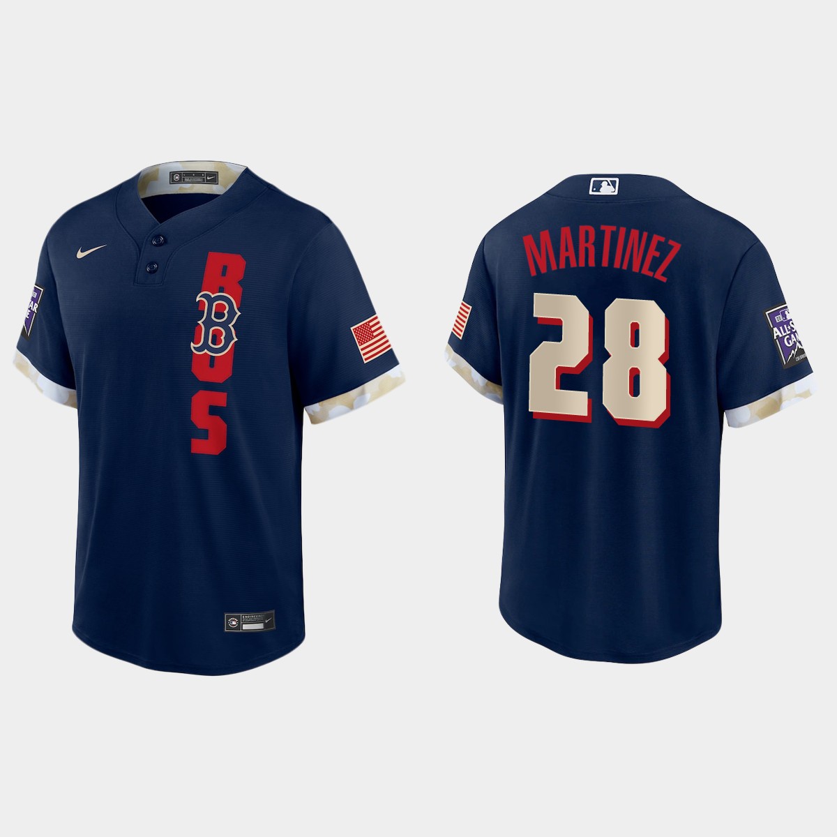 J.D. Martinez Boston Red Sox 2021 MLB All-Star Game Jersey - Navy