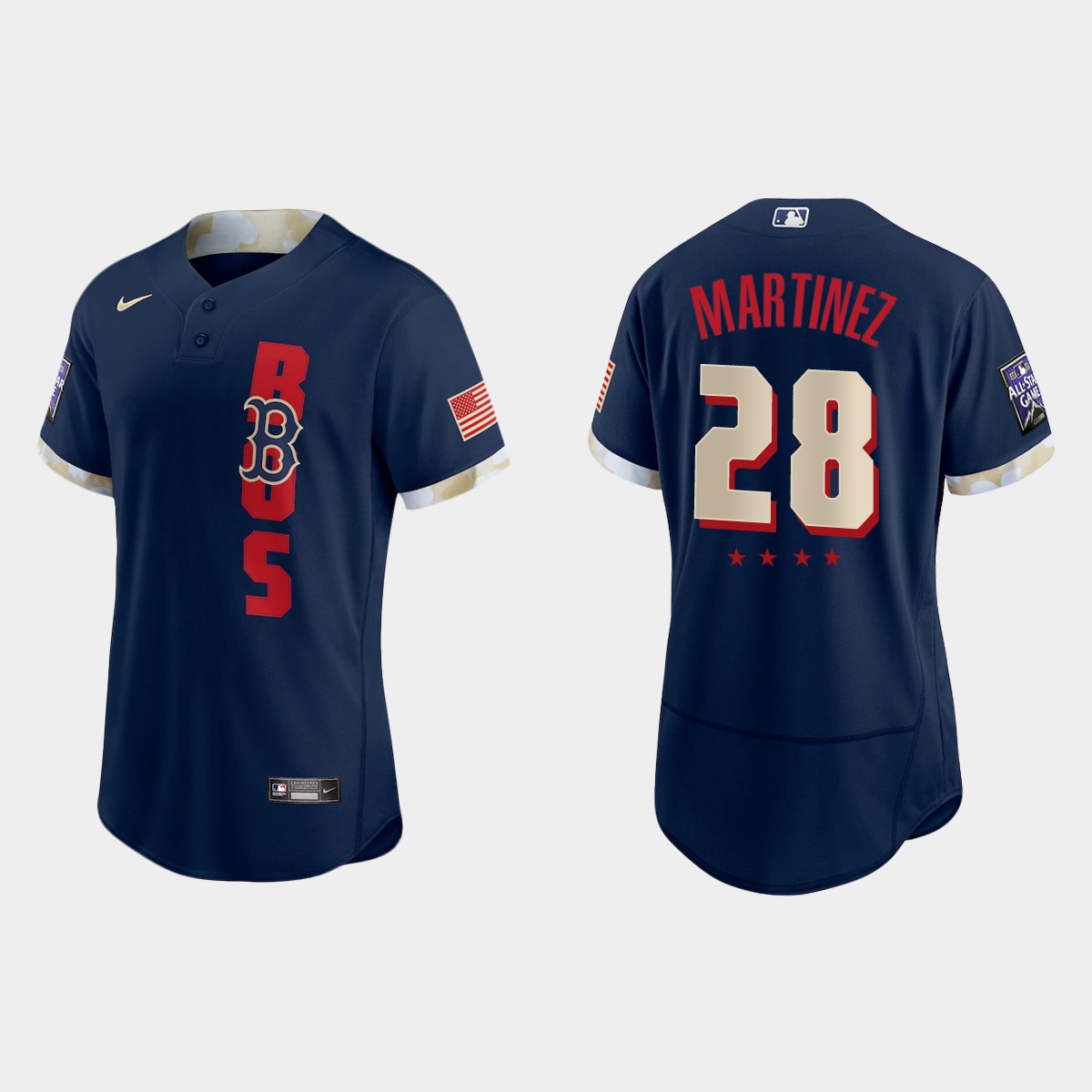 J.D. Martinez Boston Red Sox 2021 MLB All-Star Game Jersey – Navy