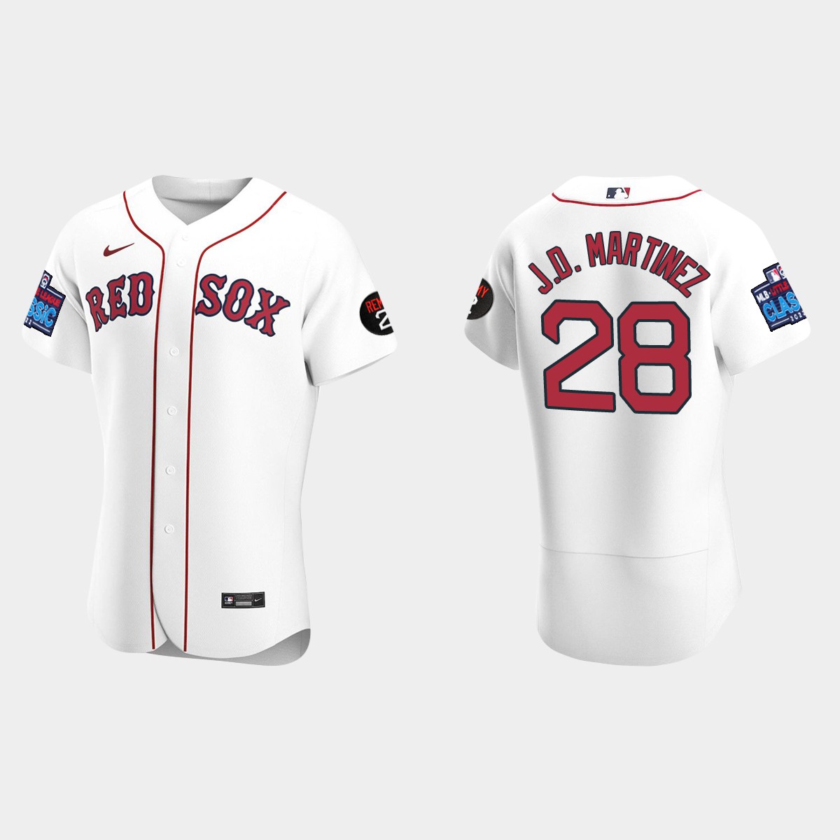 J.D. Martinez Boston Red Sox 2022 Little League Classic Jersey - White