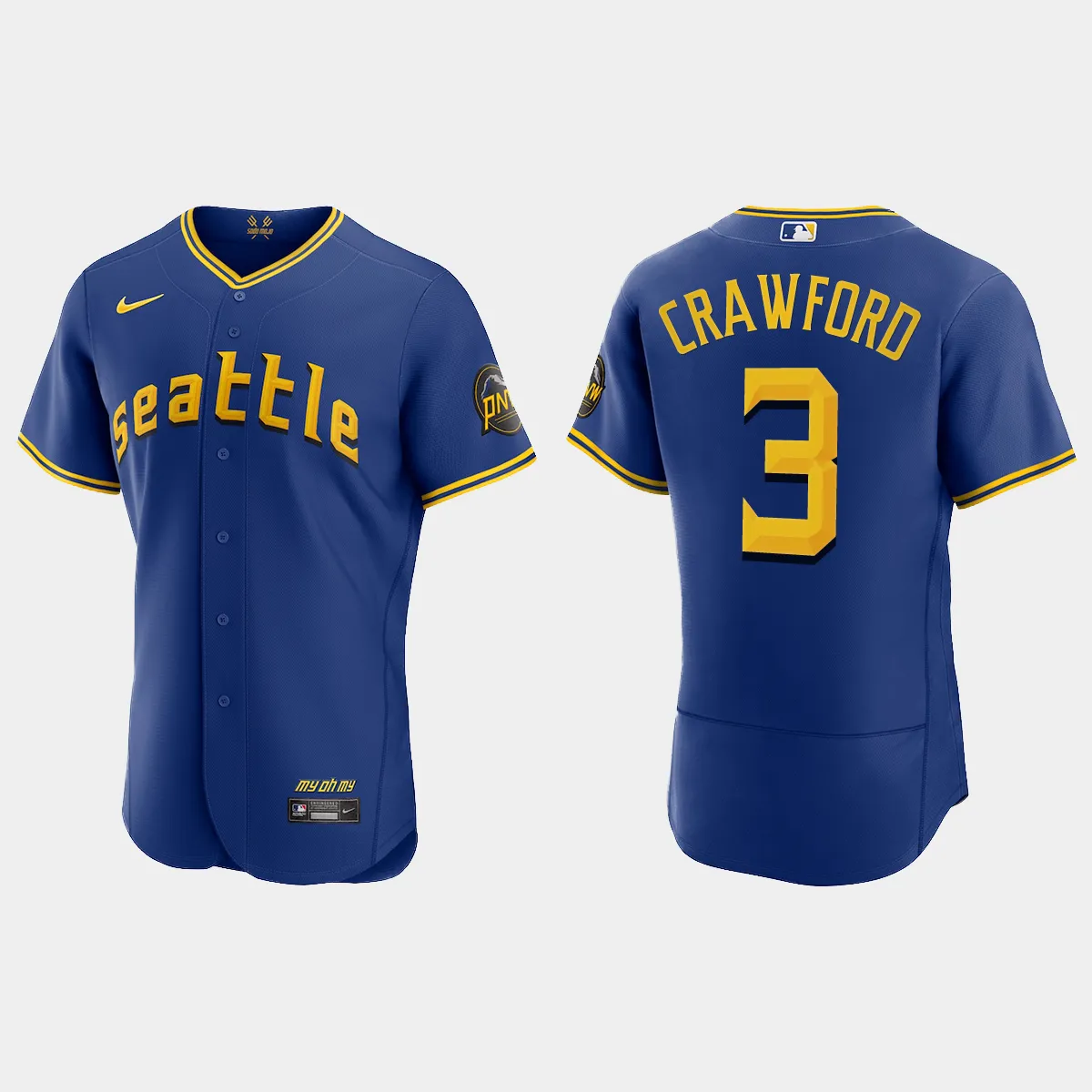 J.P. Crawford Seattle Mariners 2023 City Connect Jersey - Royal