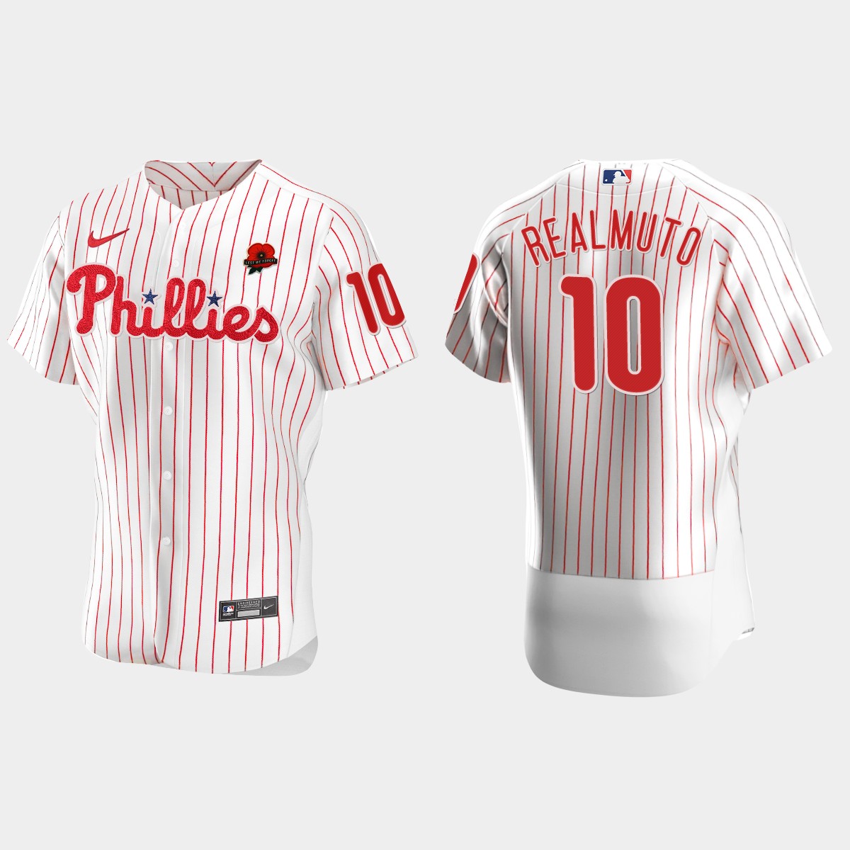 J.T. Realmuto Philadelphia Phillies 2021 Memorial Day Jersey - White