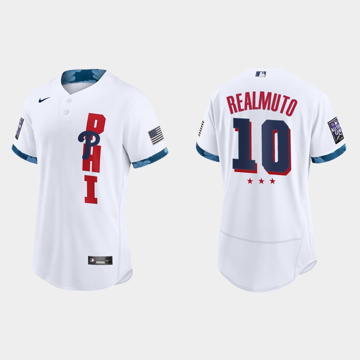 J.T. Realmuto Philadelphia Phillies 2021 MLB All-Star Game Jersey - White