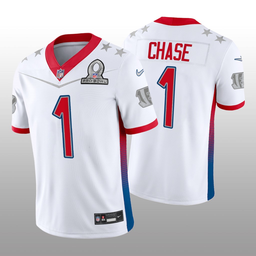 Ja'Marr Chase White Game Jersey 2022 AFC Pro Bowl - Men's
