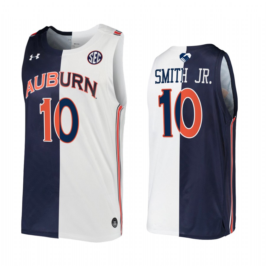 Jabari Smith Jr. Auburn Tigers Navy White Jersey 2022 Split Edition Unite As One