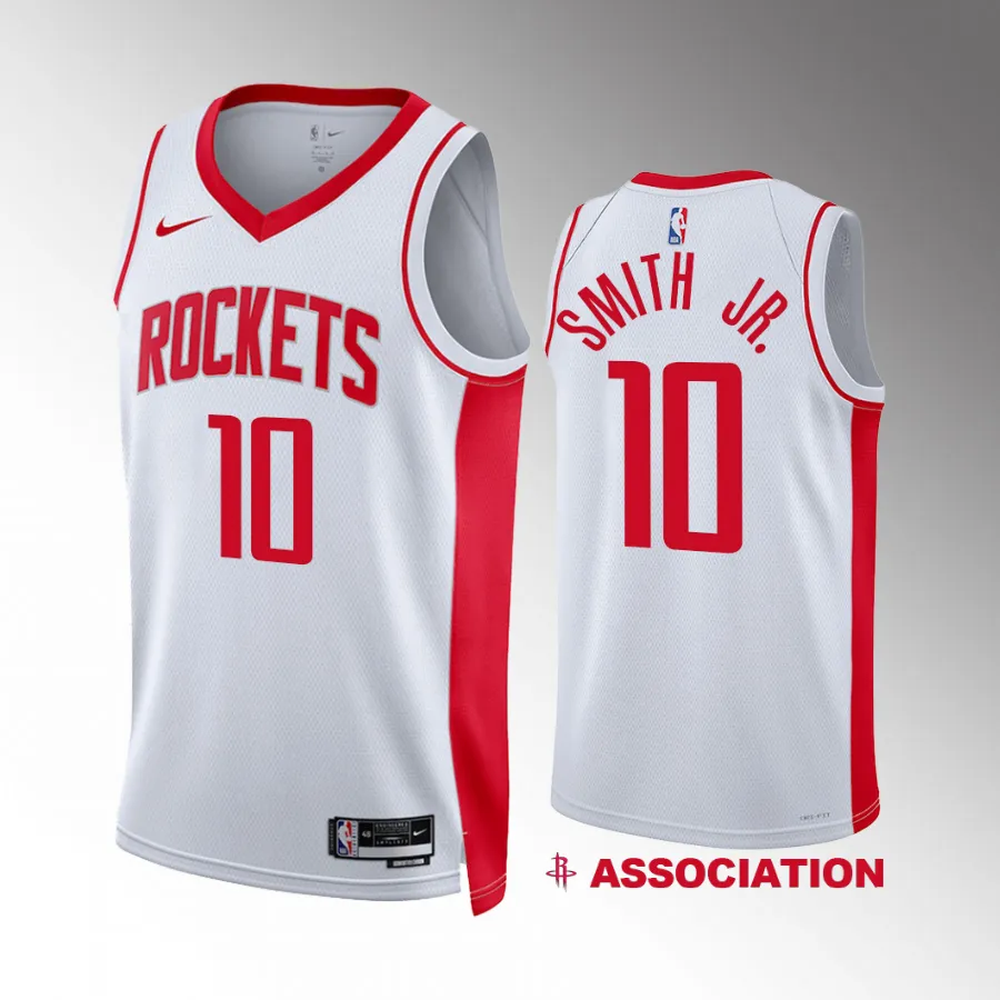 Jabari Smith Jr. Houston Rockets #10 White Jersey Association Edition Swingman
