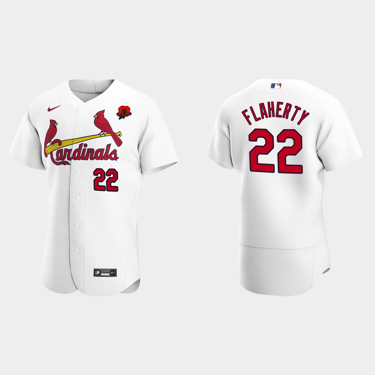 Jack Flaherty St. Louis Cardinals 2021 Memorial Day Jersey - White