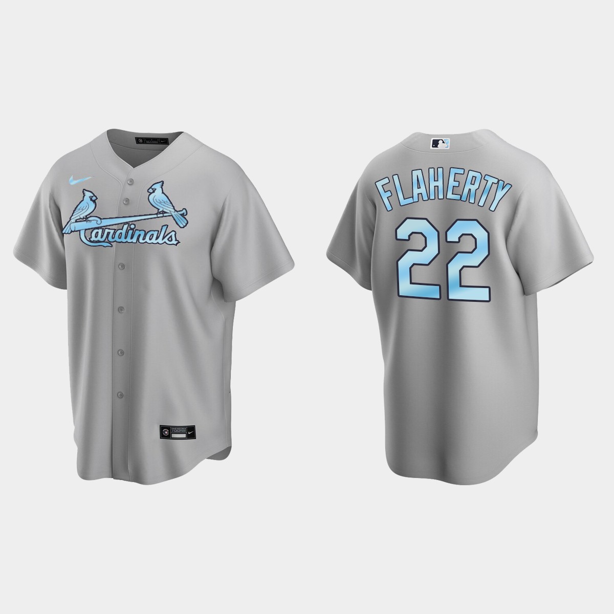 Jack Flaherty St. Louis Cardinals 2022 Father's Day Jersey - Gray