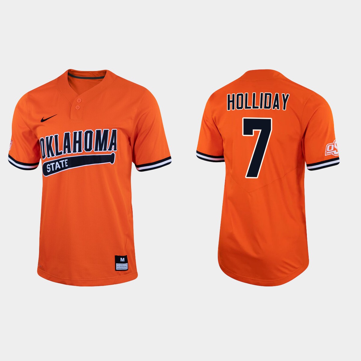 Jackson Holliday Oklahoma State Cowboys College  Jersey - Orange