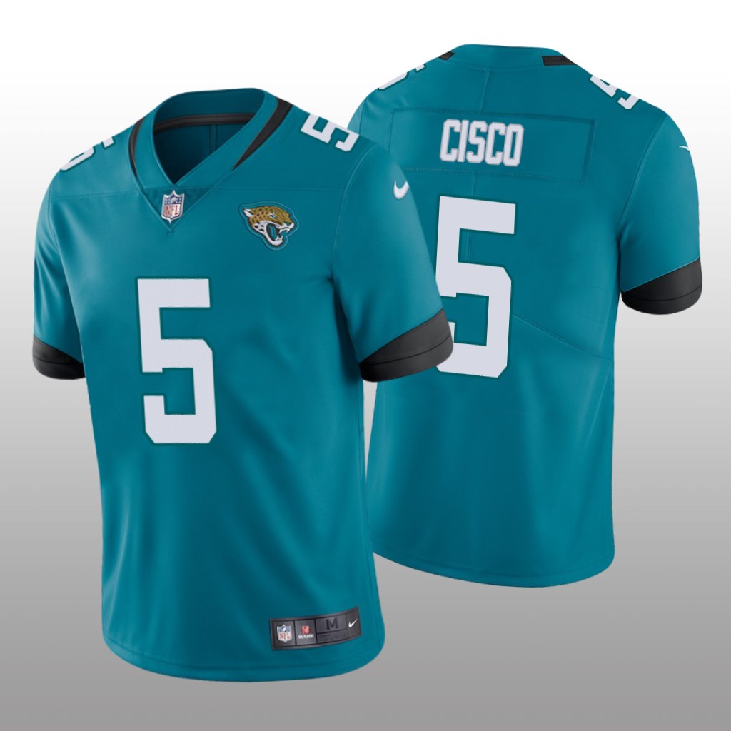 Jacksonville Jaguars Andre Cisco Teal Jersey Vapor Limited - Men's