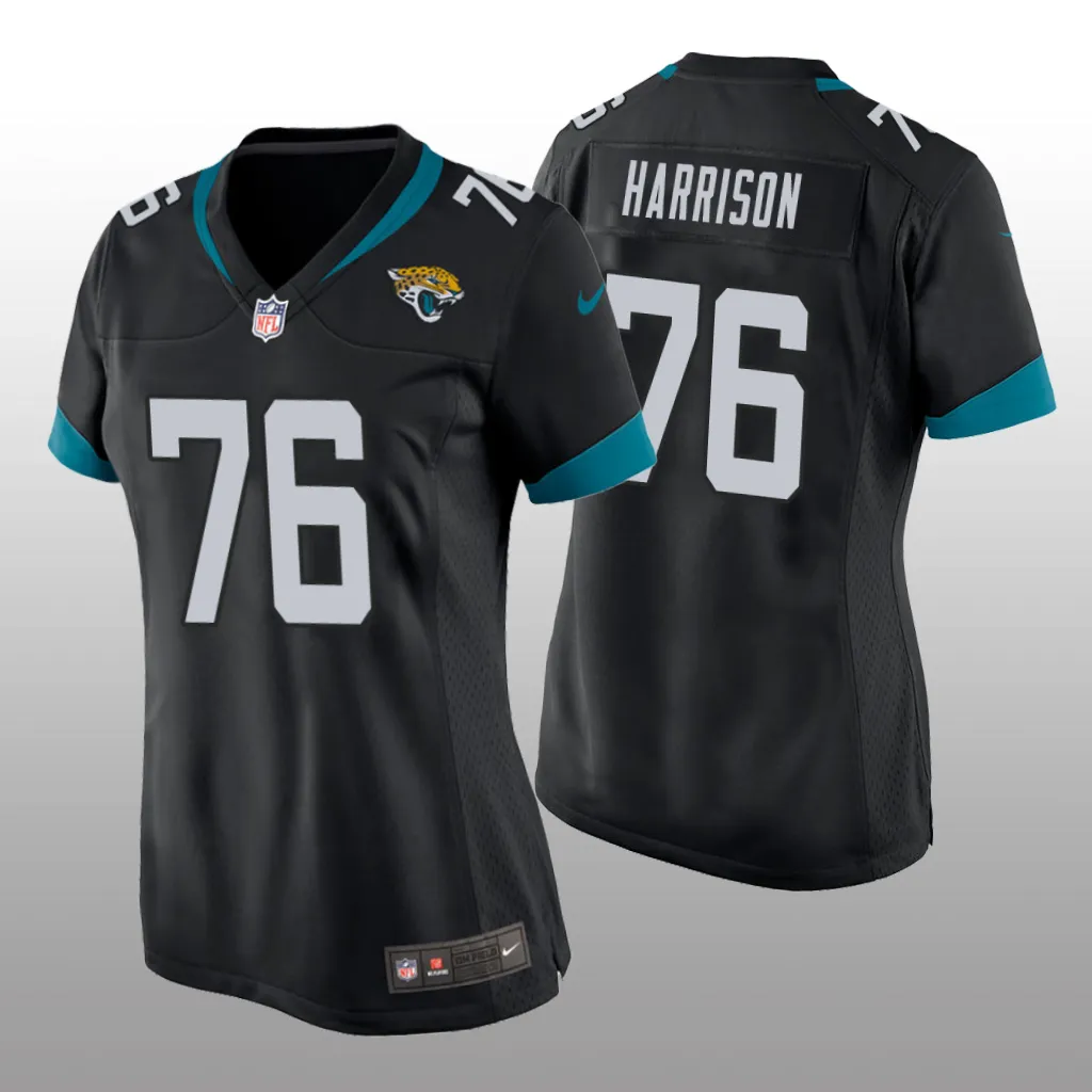 Jacksonville Jaguars Anton Harrison Black Jersey Game - Women's