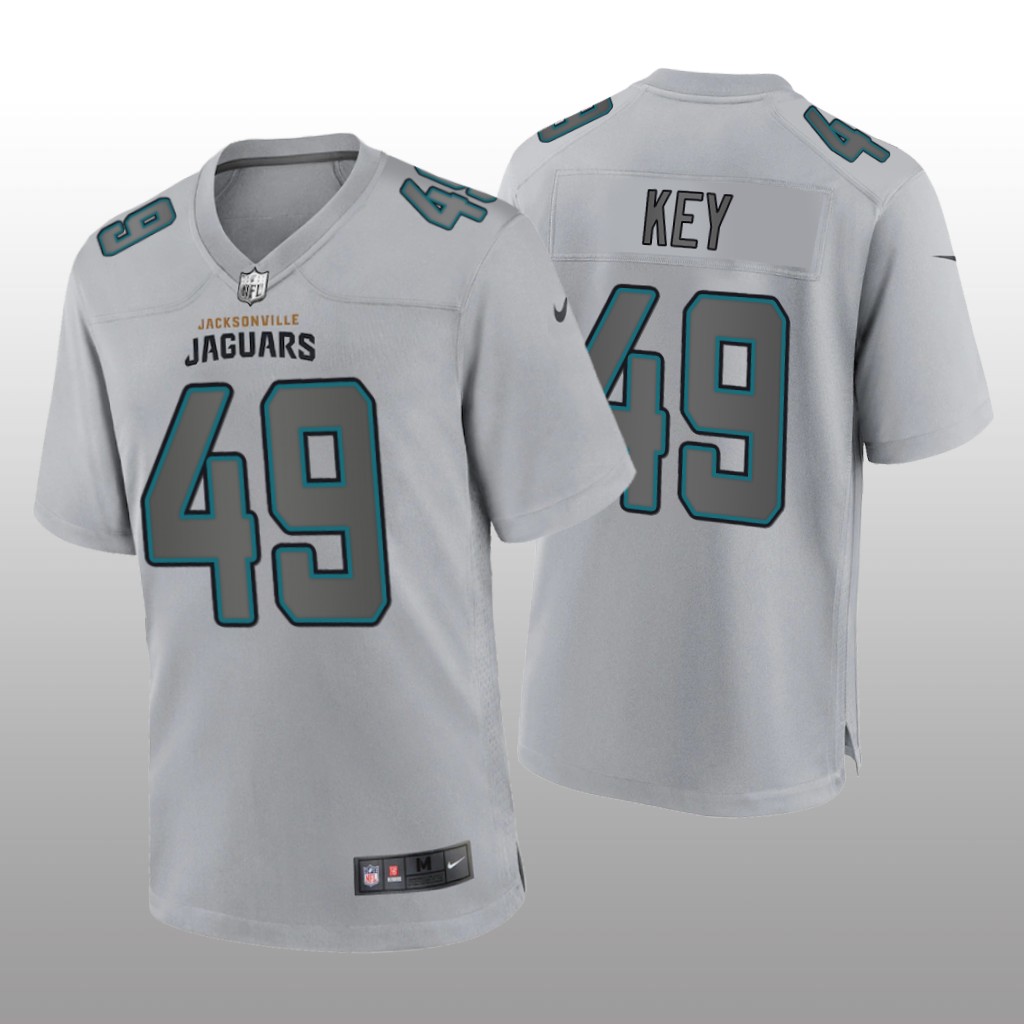 Jacksonville Jaguars Arden Key Gray Jersey Atmosphere Fashion Game - Men's