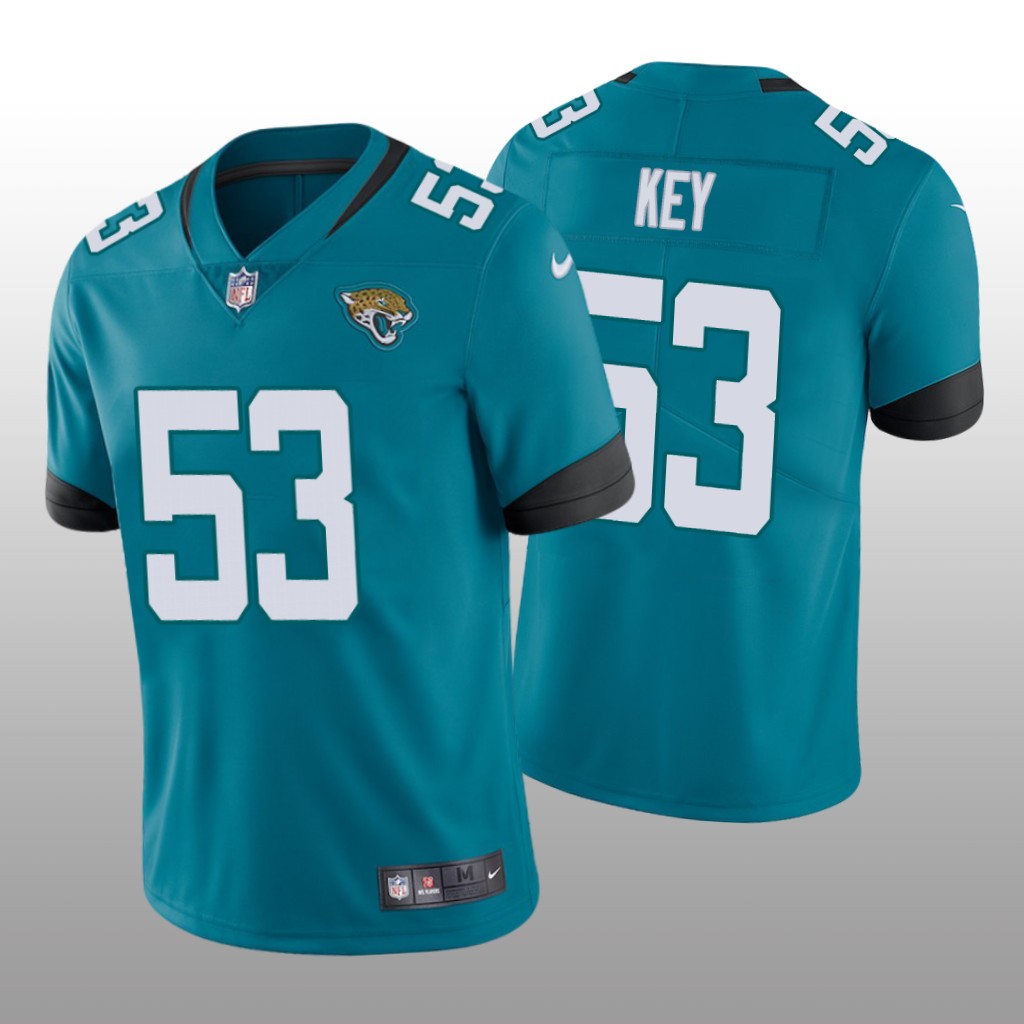 Jacksonville Jaguars Arden Key Teal Jersey Vapor Limited Vapor Limited - Men's