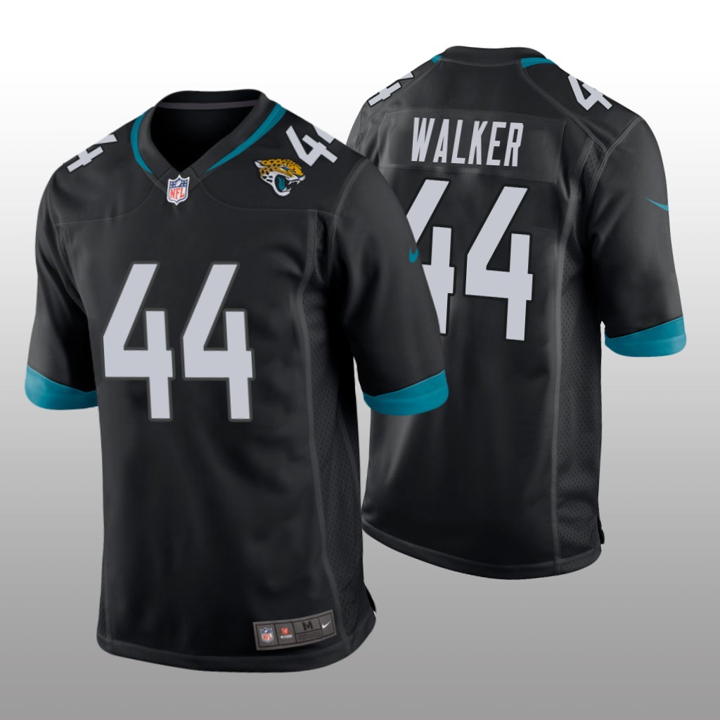 Jacksonville Jaguars Black 2022 NFL Draft Travon Walker Game Jersey