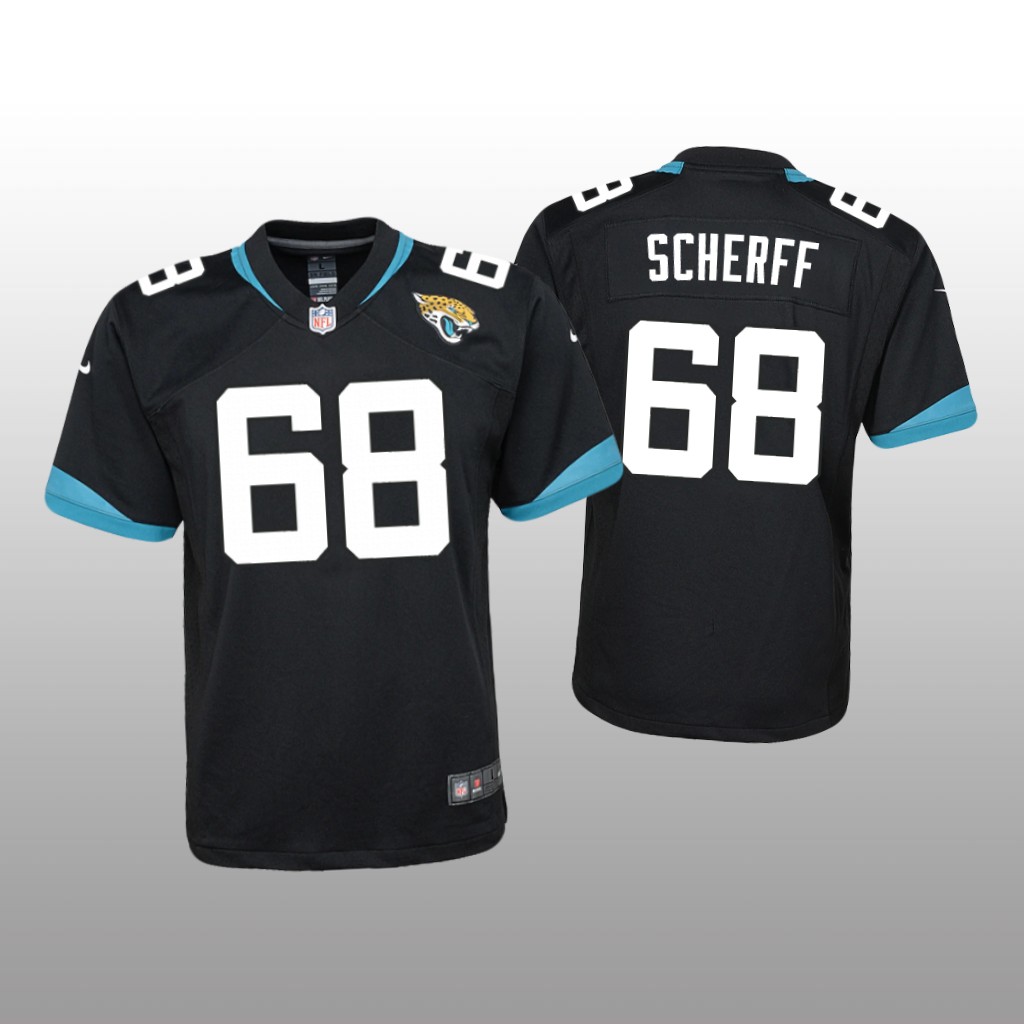 Jacksonville Jaguars Brandon Scherff Black Jersey Game - Youth