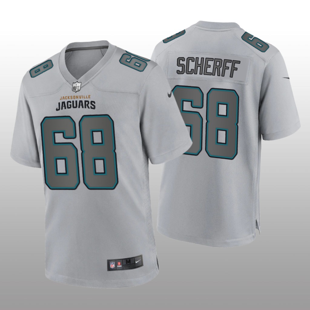 Jacksonville Jaguars Brandon Scherff Gray Jersey Atmosphere Fashion Game - Men's