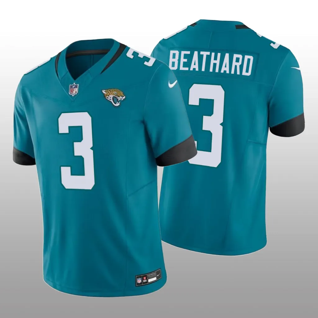 Jacksonville Jaguars C.J. Beathard Teal Jersey 2020 Vapor F.U.S.E. Limited