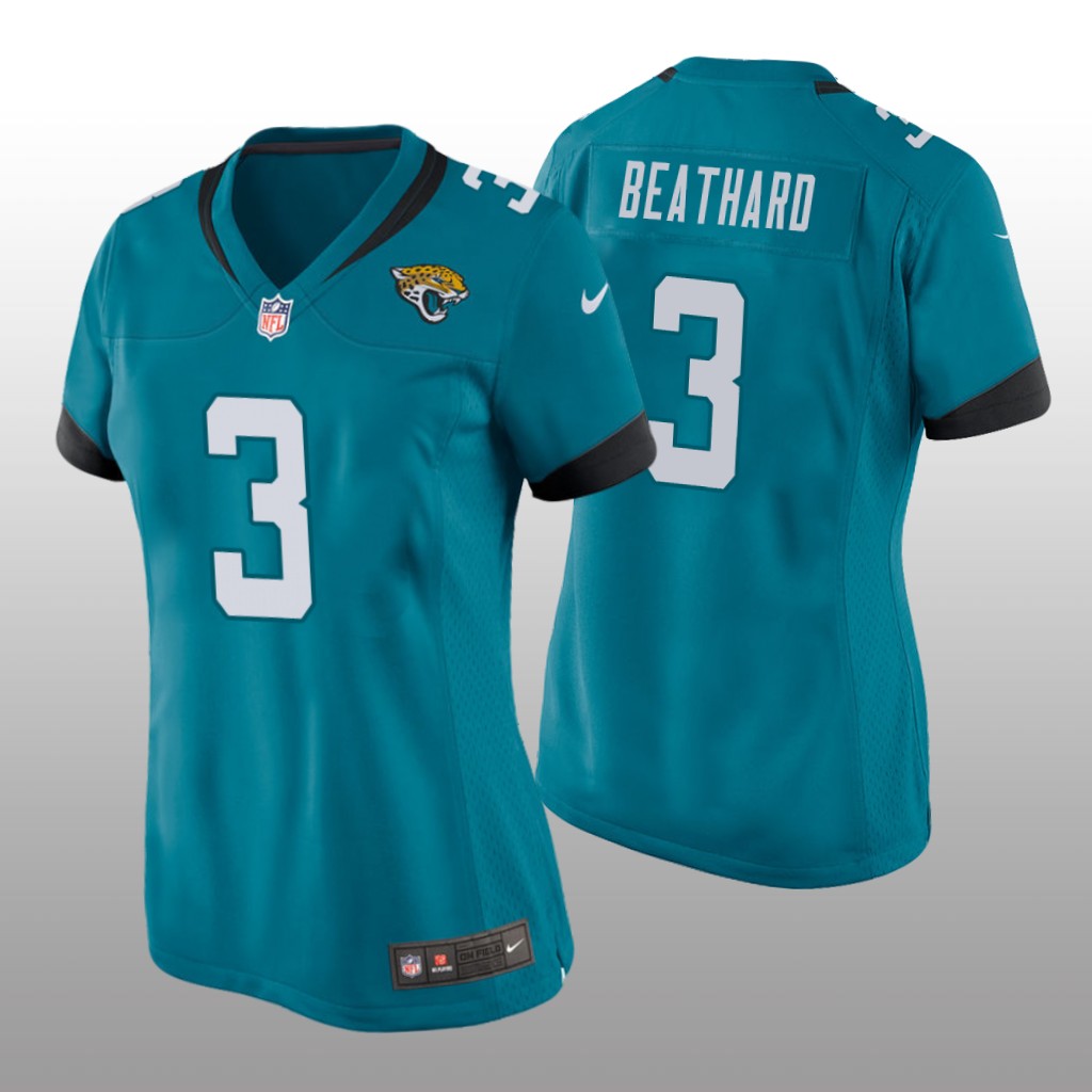Jacksonville Jaguars C.J. Beathard Teal Jersey Game - Women's