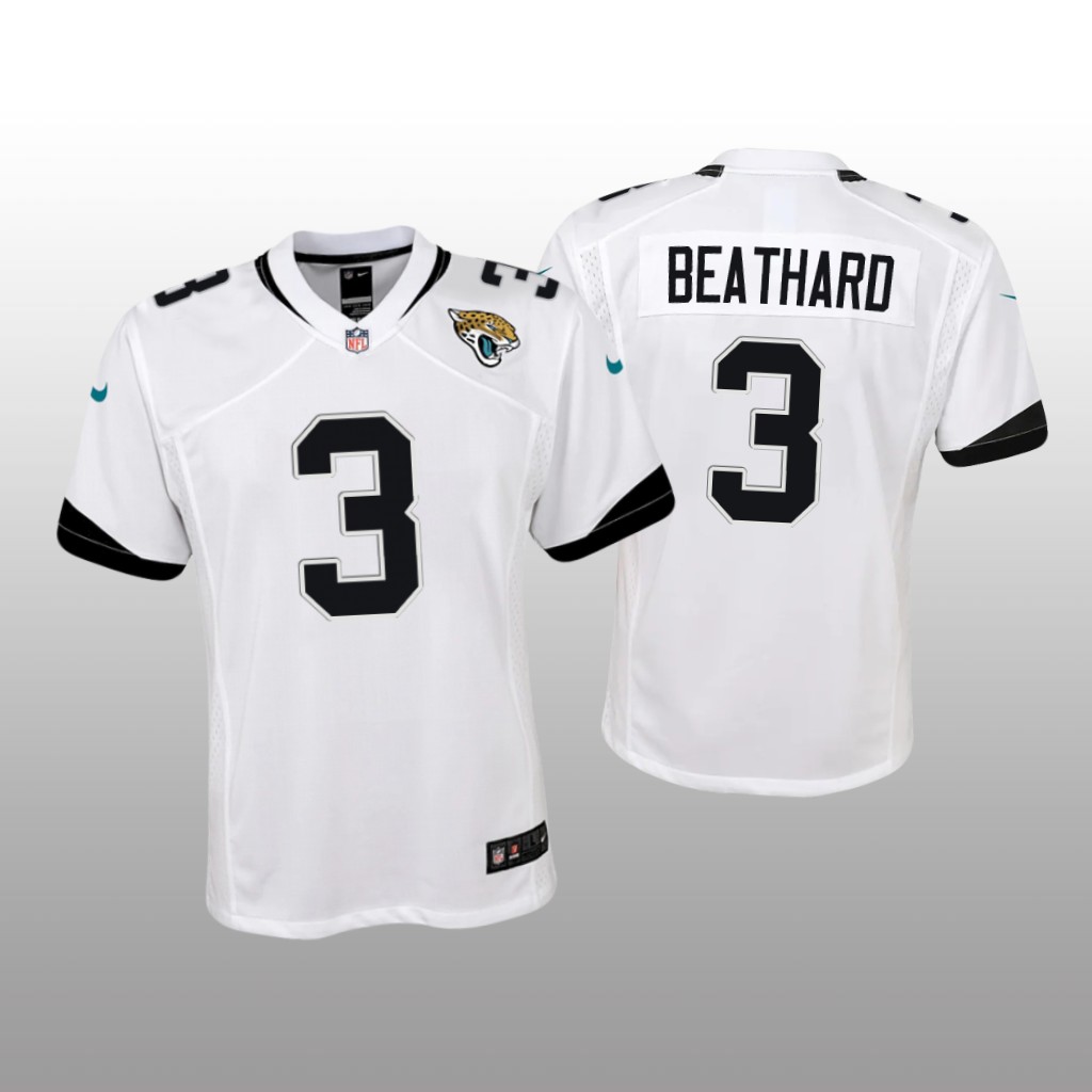 Jacksonville Jaguars C.J. Beathard White Jersey Game - Youth