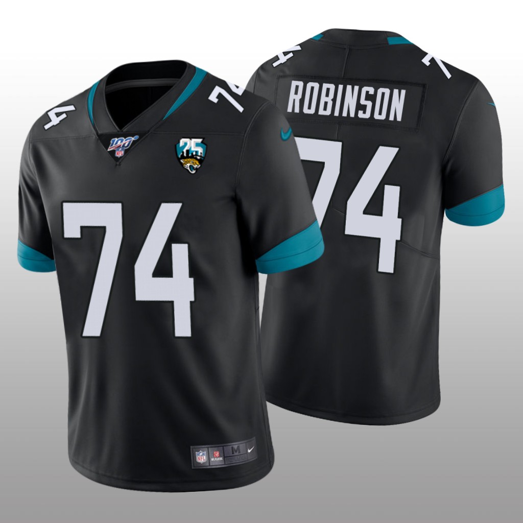 Jacksonville Jaguars Cam Robinson Black Vapor Limited Jersey 100th Season - Men's