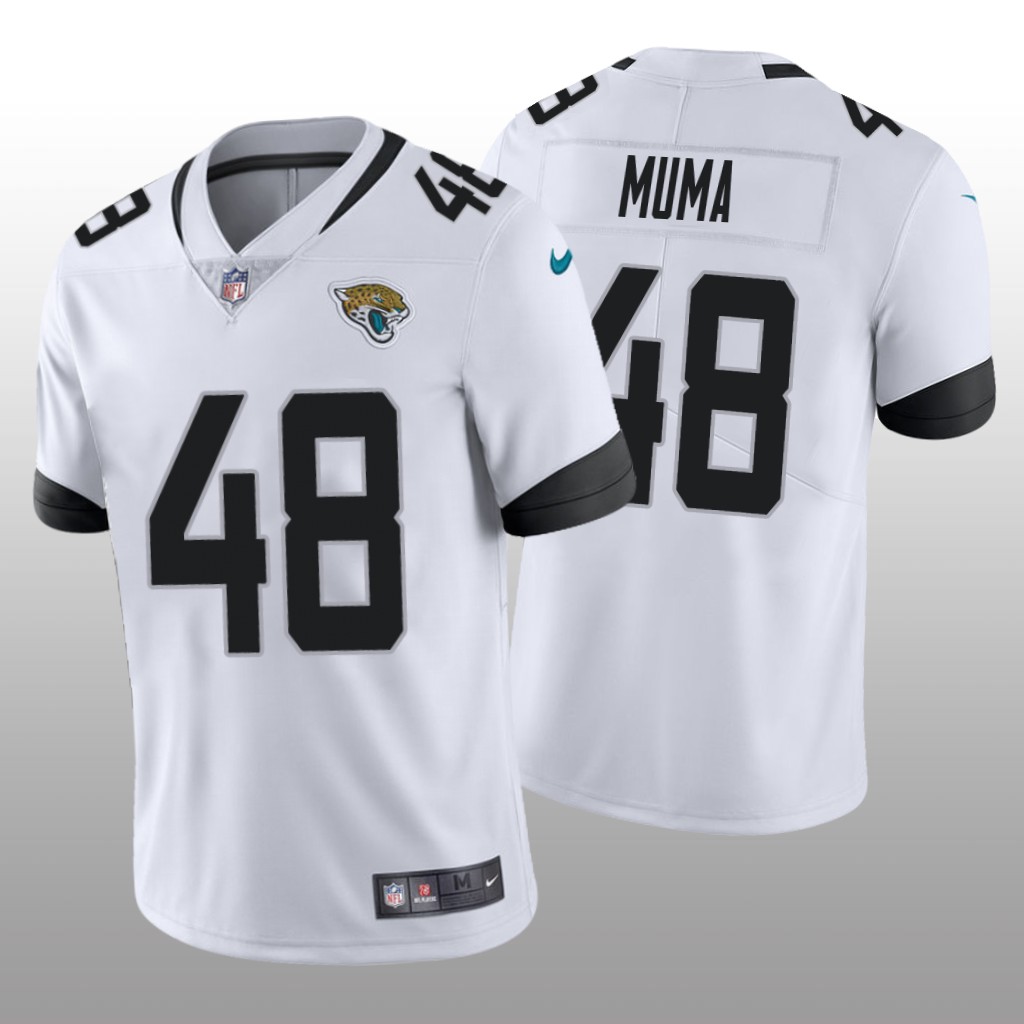 Jacksonville Jaguars Chad Muma White Jersey Vapor Limited - Men's