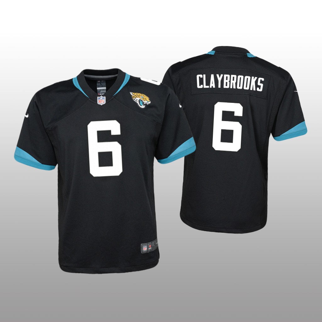 Jacksonville Jaguars Chris Claybrooks Black Jersey Game - Youth