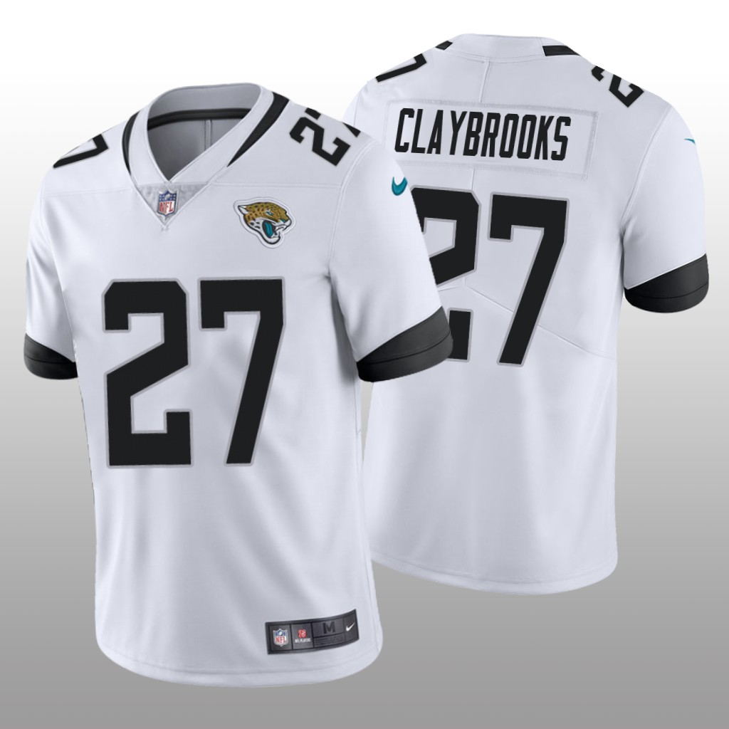 Jacksonville Jaguars Chris Claybrooks White Jersey Vapor Limited - Men's