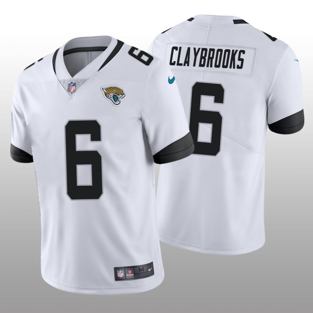 Jacksonville Jaguars Chris Claybrooks White Jersey Vapor Limited - Men's