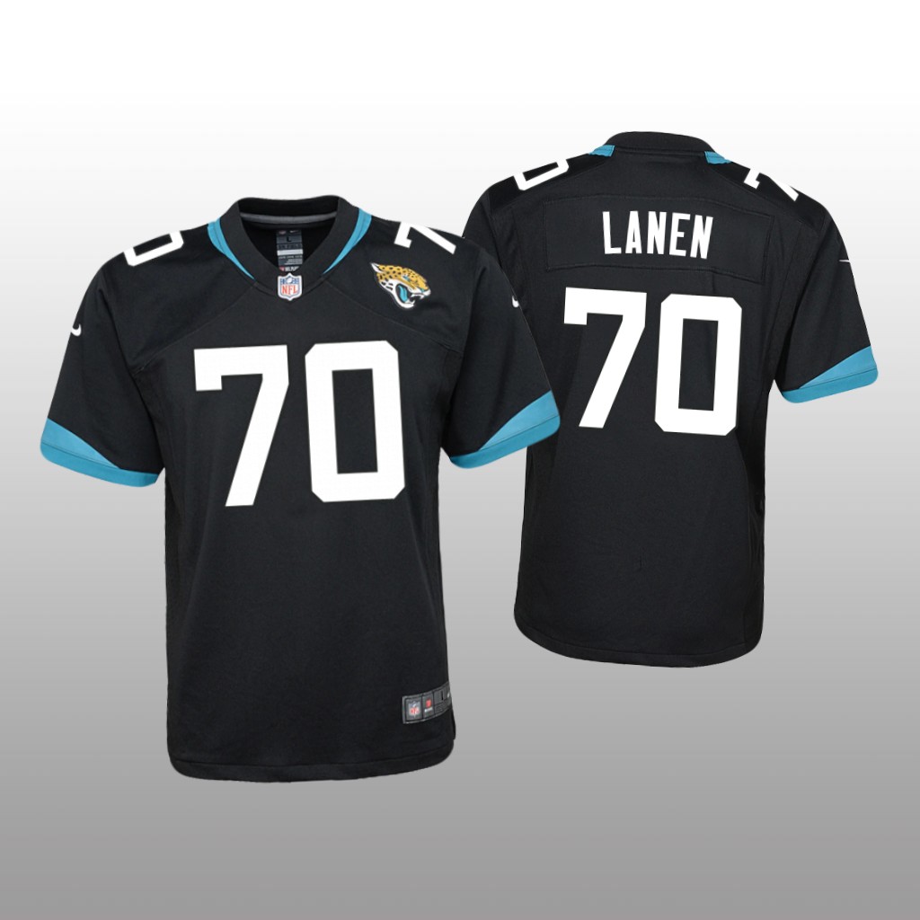 Jacksonville Jaguars Cole Van Lanen Black Jersey Game - Youth