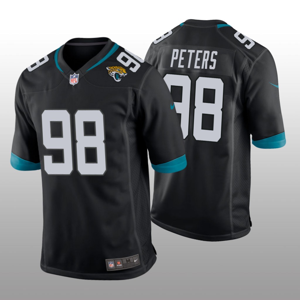 Jacksonville Jaguars Corey Peters Black Jersey Game - Men's