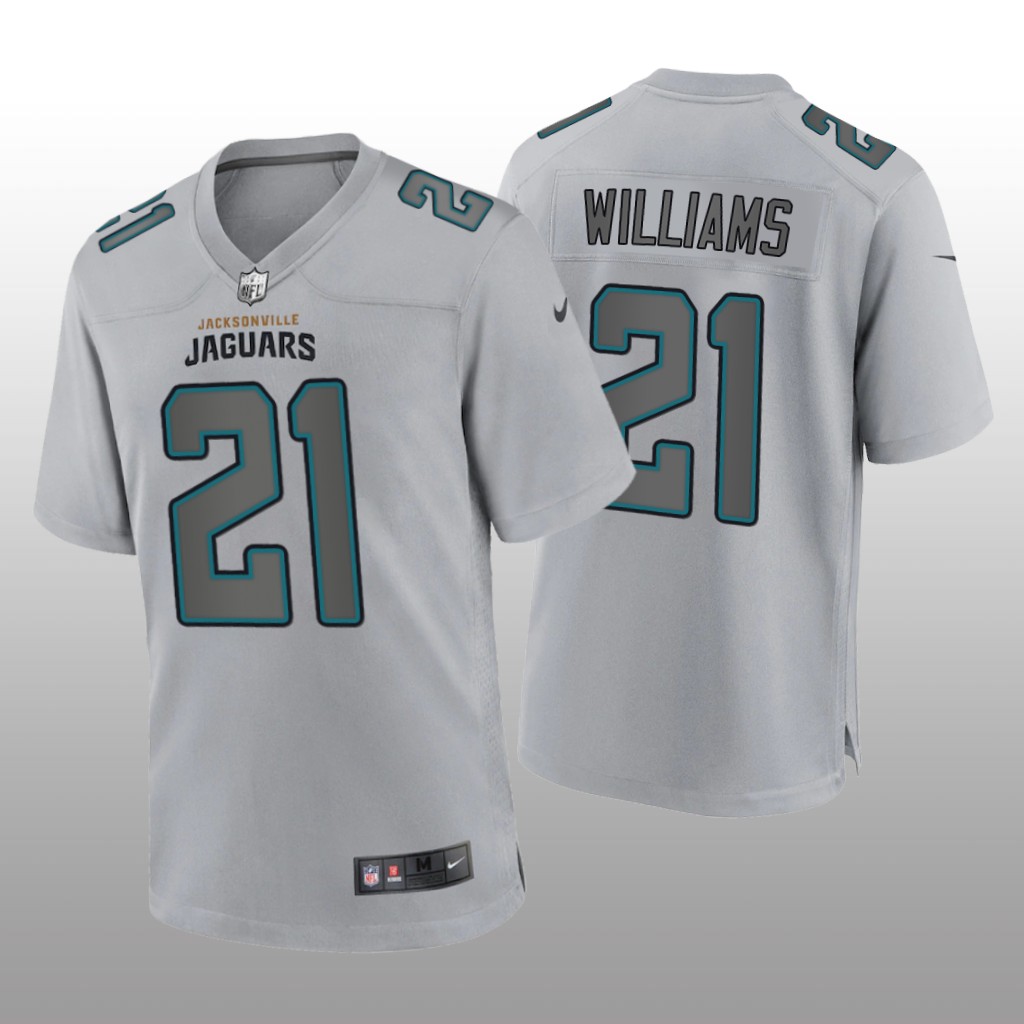 Jacksonville Jaguars Darious Williams Gray Jersey Atmosphere Fashion Game - Men's