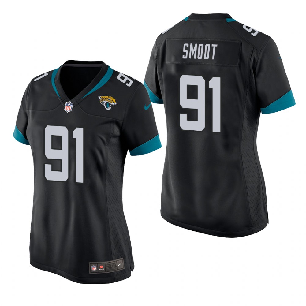 Jacksonville Jaguars Dawuane Smoot Black Jersey Game - Women's