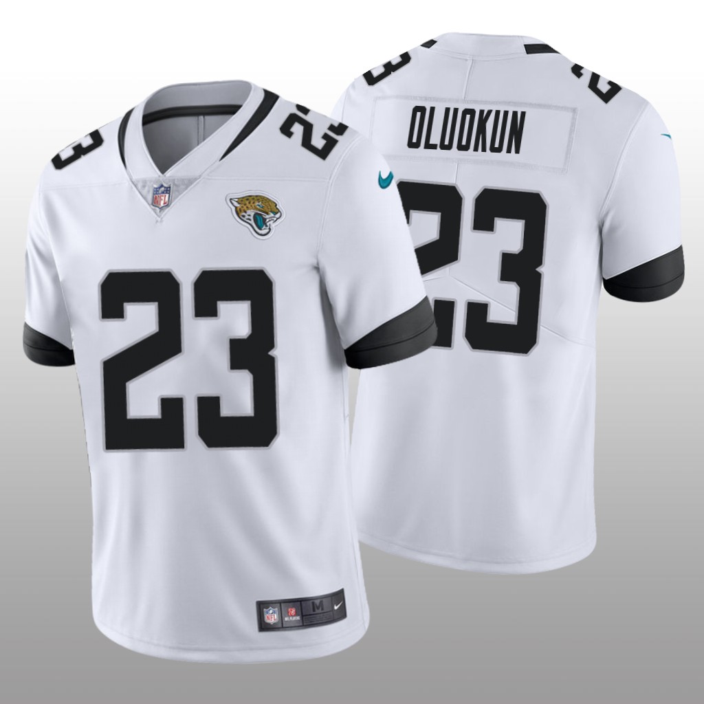 Jacksonville Jaguars Foyesade Oluokun White Jersey Vapor Limited - Men's
